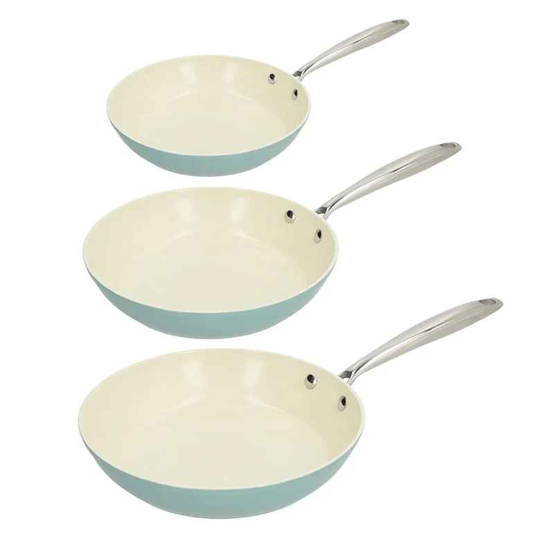 Juego de sartenes Cook & Pan - Go Blue de 3 piezas