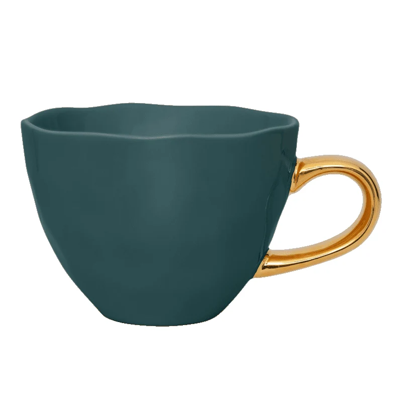 Cultura Naturaleza Urbana - Buenos Días - Taza Capuchino - Azul Verde