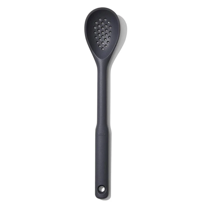 OXO - Cuchara de silicona perforada gris