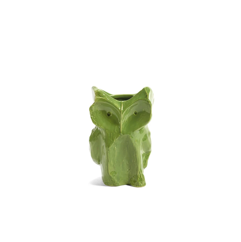 Jarrón de cerámica Búho green S - Marni