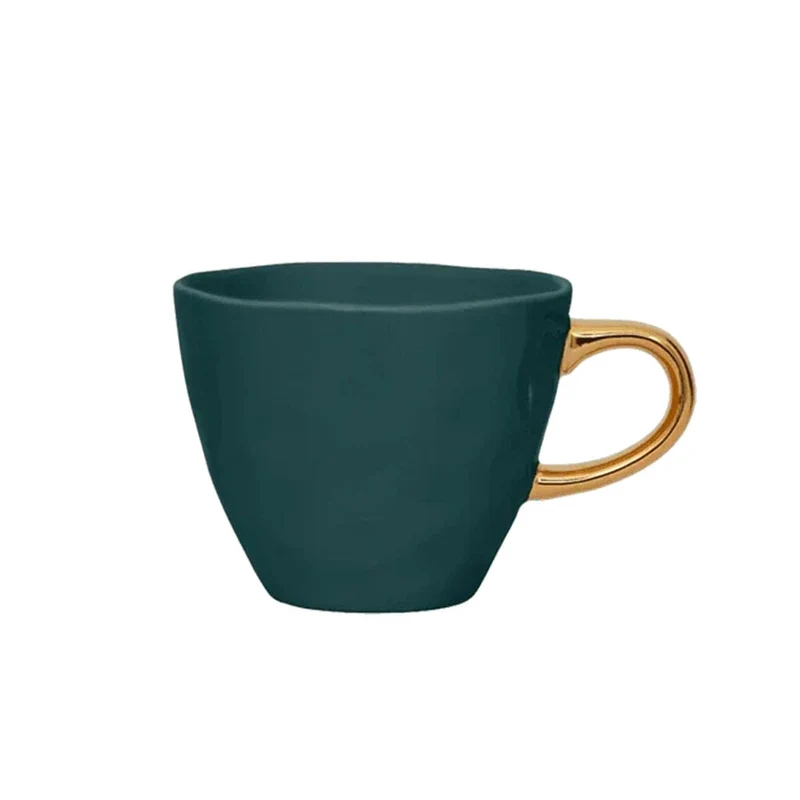 Cultura Naturaleza Urbana - Buenos Días - Taza de Café - Azul Verde