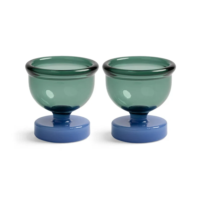 &Klevering - Hueveras para cantimplora - Azul - Juego de 2