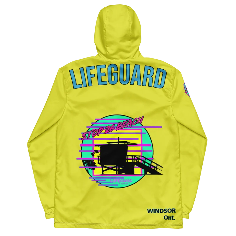 "Stop" 26 BeachWatch team windbreaker