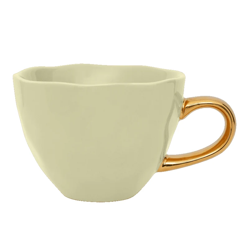 Urbano Naturaleza Cultura Taza Buenos Días Capuchino/Taza de Té verde pálido