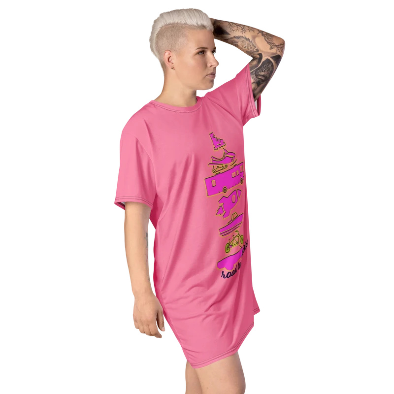 Road to Success T-shirt dress