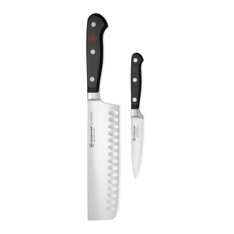 Wüsthof - Juego de cuchillos Classic de 2 piezas - Nakiri + Cuchillo de oficina