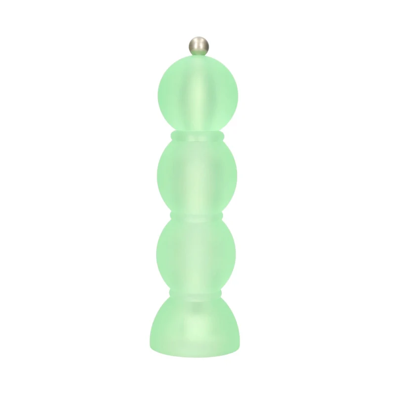 Addison Ross - Molinillo de sal y pimienta de bobina verde escarchado 24 cm