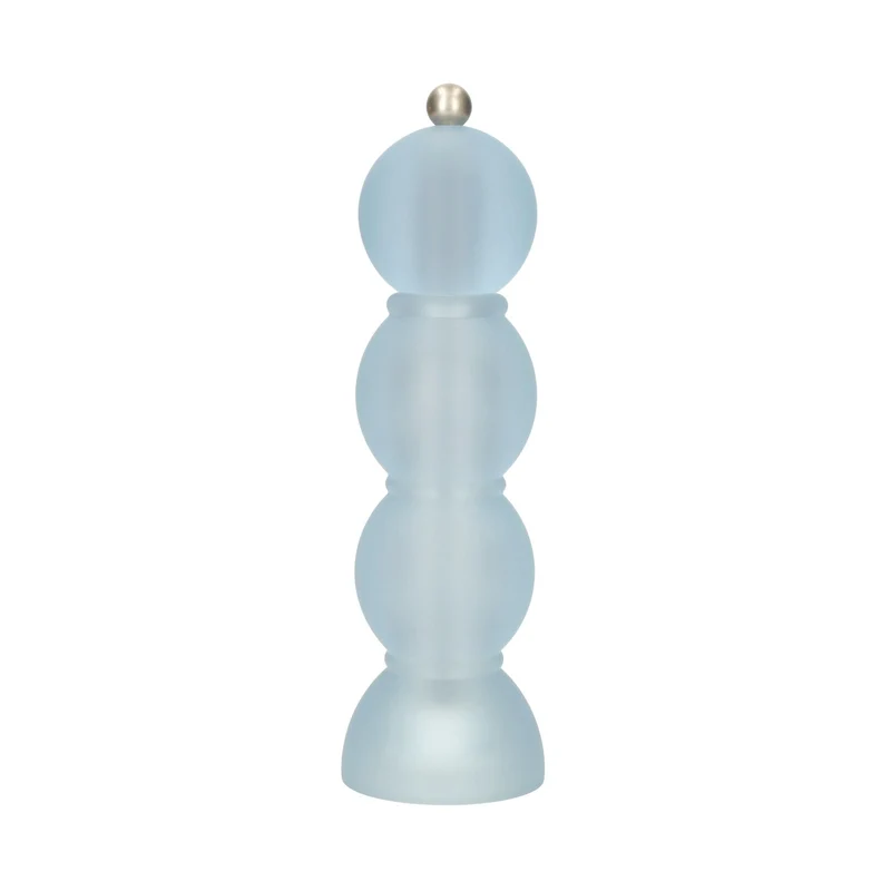 Addison Ross - Molinillo de sal y pimienta de bobina azul escarchado 24 cm