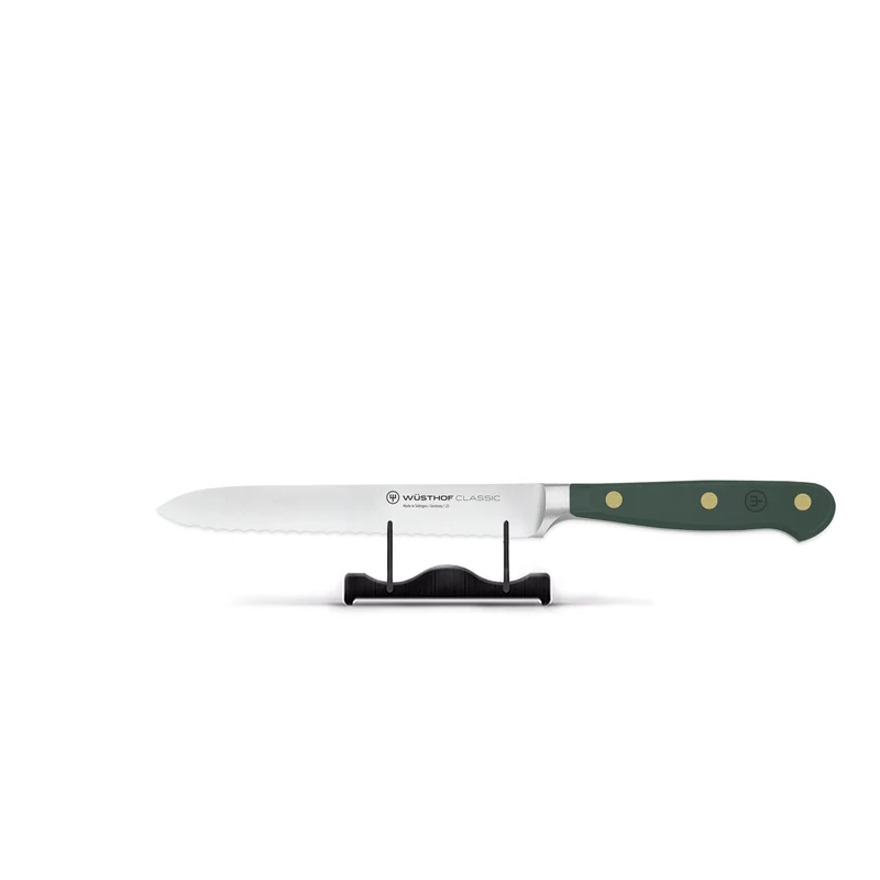 Wüsthof - Cuchillo clásico para salchichas con romero fresco (14 cm)