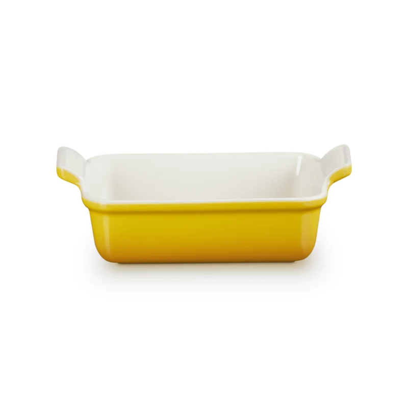 Le Creuset - Fuente rectangular para horno Heritage Nectar de 19 x 14 cm