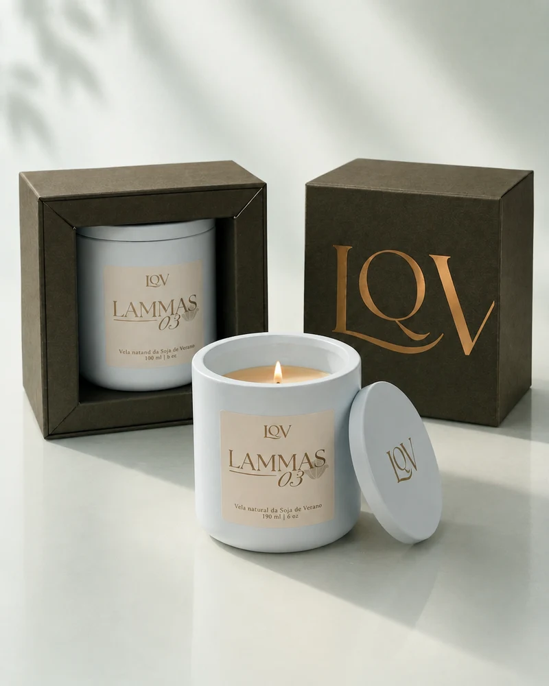 Vela de cera de soja Lammas Scent nº3