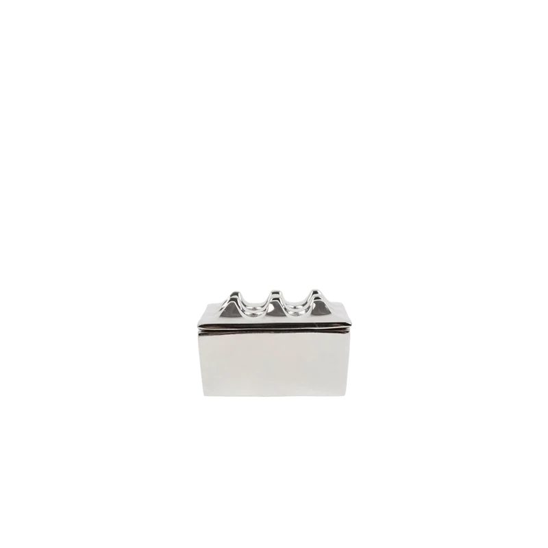 Cenicero Riva - silver grey S