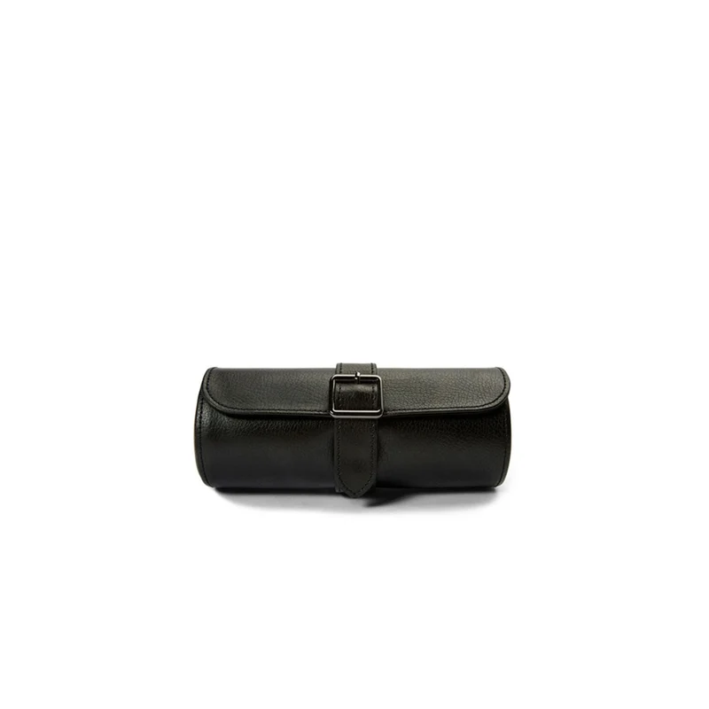 Estuche triple relojes negro