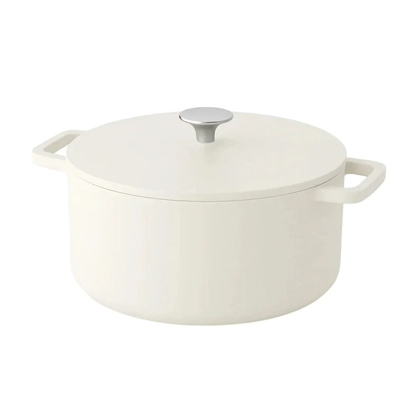 Cook & Pan - Sartén Go Ivory de hierro fundido 28 cm - 6,5 litros