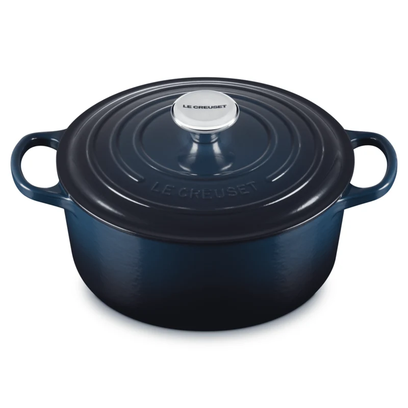 Le Creuset - Sartén redonda de hierro fundido esmaltado - Noche - 28 cm