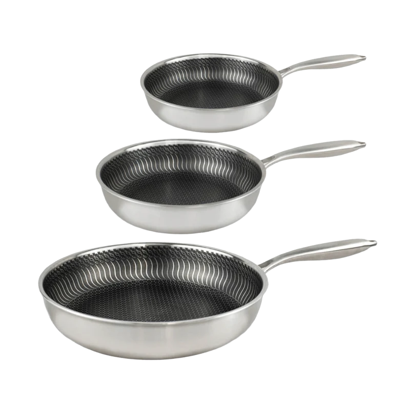 Cook & Pan - Juego de sartenes Honey de 3 piezas