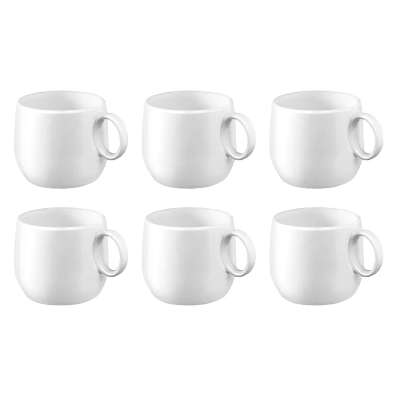 Medard de Noblat - Yaka White - Taza de café y té 20 cl (juego de 6)