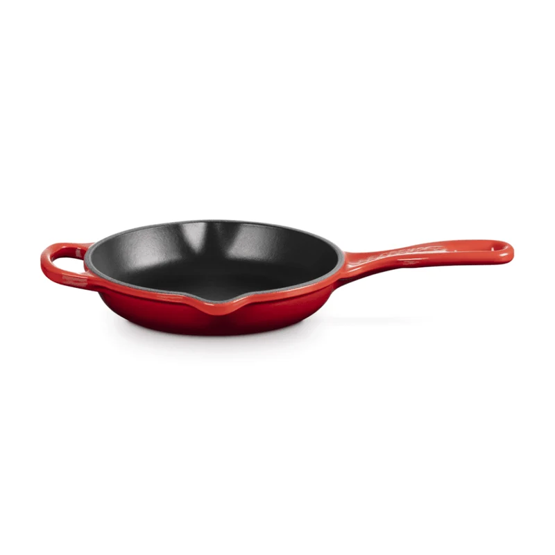 LeCreuset - Sartén Signature redonda Rojo Cereza 16cm