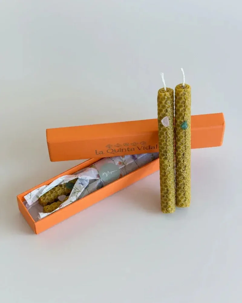 Vela de miel ritualizada 11 22