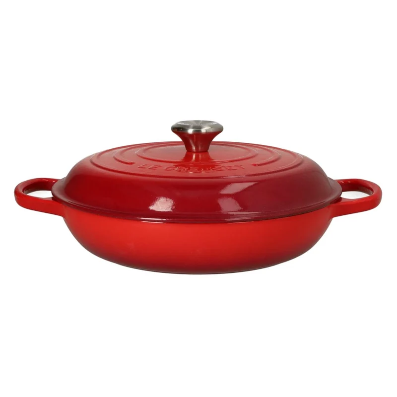 Le Creuset - Cazuela Signature Campagnard Rojo Cereza 26 cm