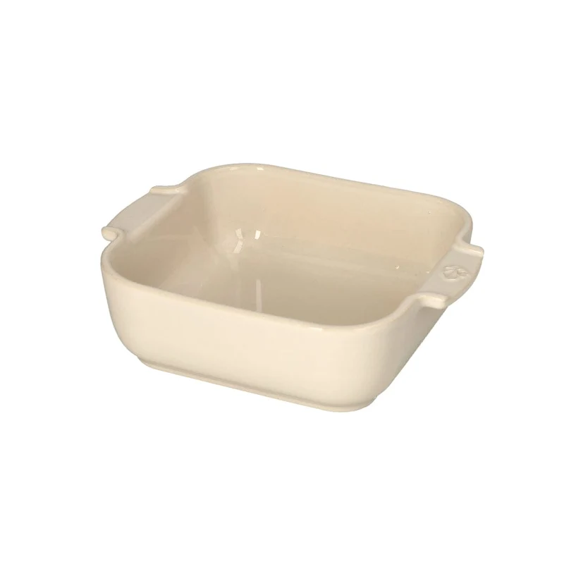 peugeot - Fuente De Horno Appolia Cuadrada 21 Cm Crudo