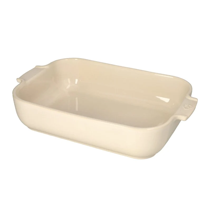peugeot - Fuente para horno Appolia Rectangular 36 cm Crudo