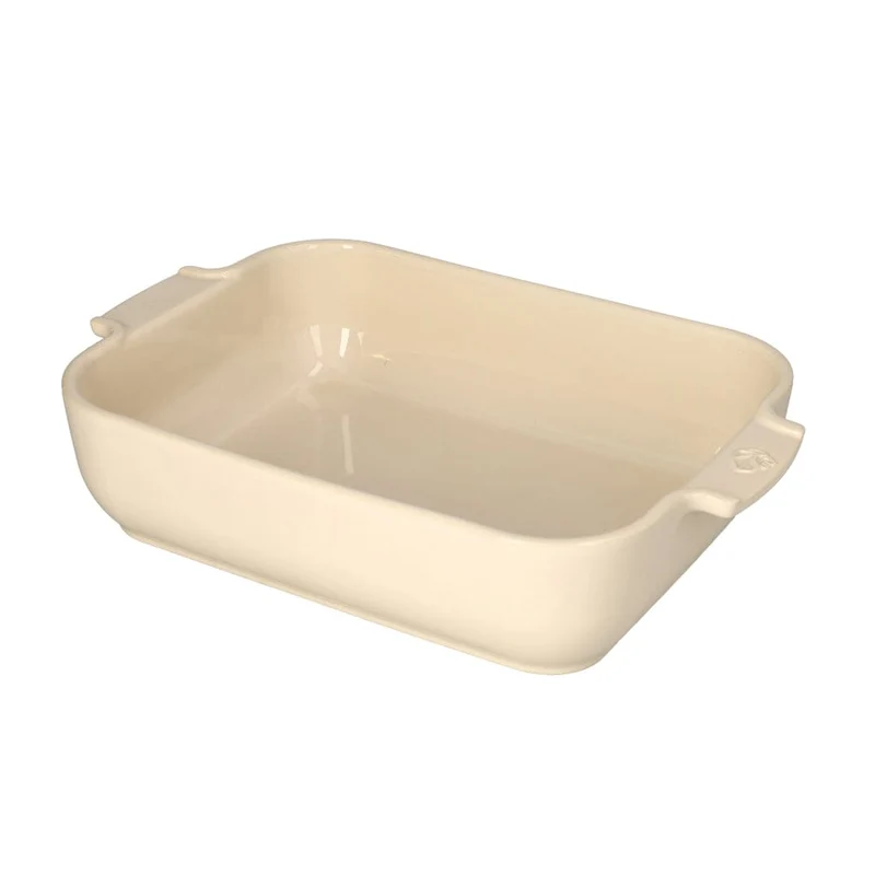 peugeot - Fuente para horno Appolia Rectangular 32 cm Crudo