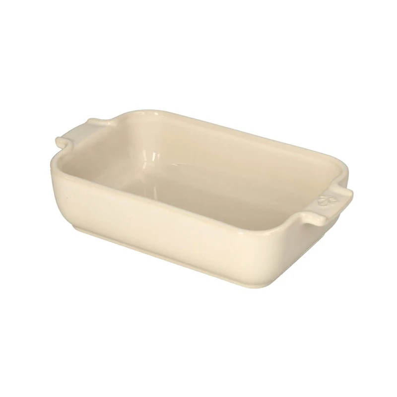peugeot - Fuente para horno Appolia Rectangular 22 cm Crudo