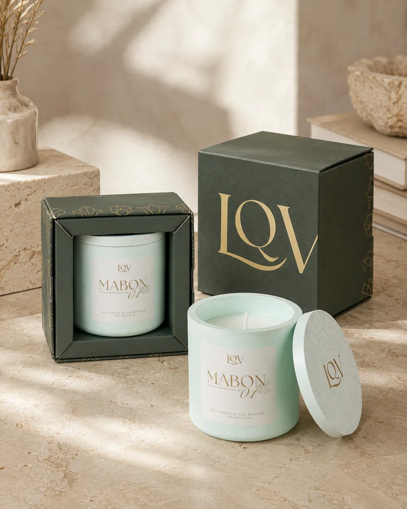 Vela de cera de soja Mabon Scent nº1