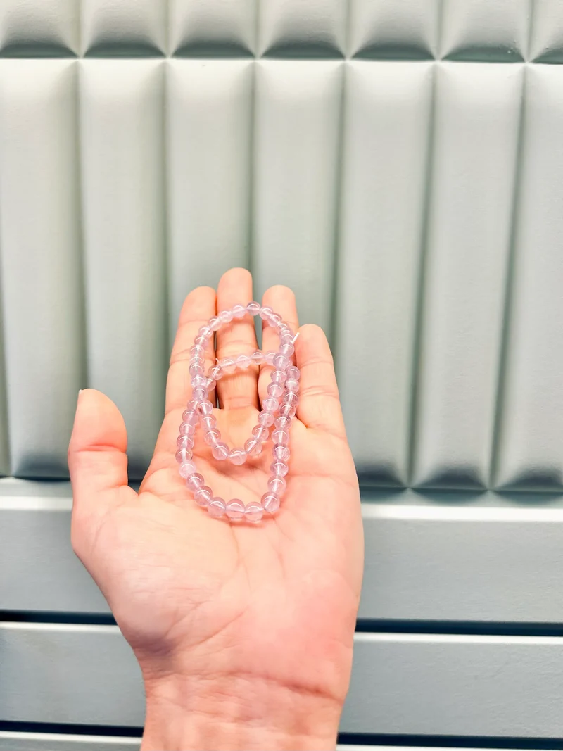 Pulsera de bolas de Amatista clara