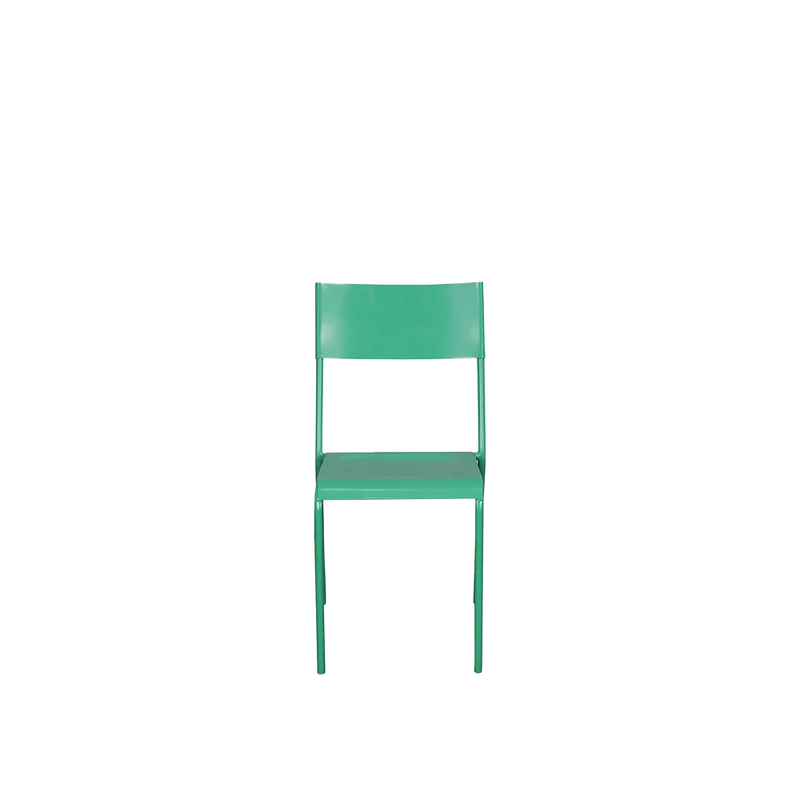 Silla hierro verde claro - Indian Treasures