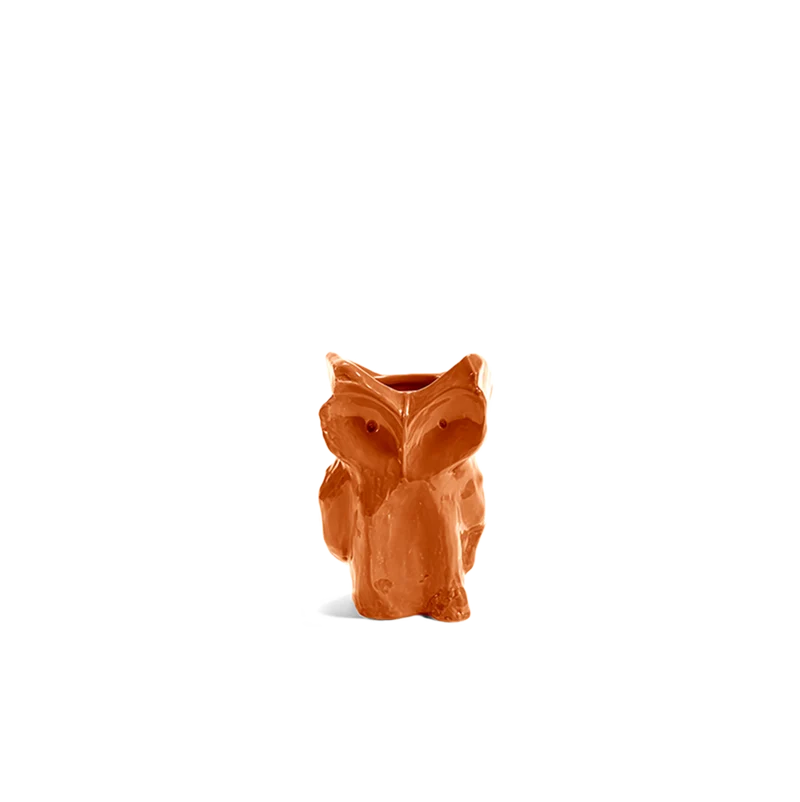 Jarrón de cerámica búho Marni - naranja XS