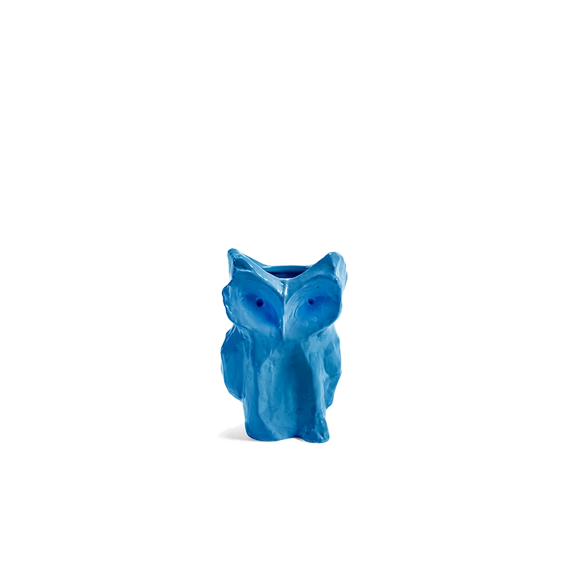 Jarrón de cerámica búho Marni - azul XS
