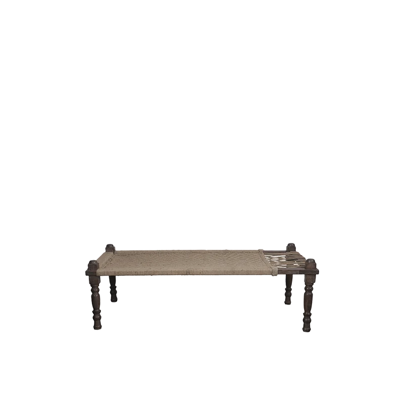 Cama charpai beige - Indian Treasures