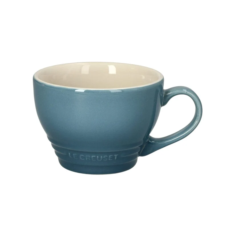 Le Creuset - Taza grande para capuchino Chambray 0,4 l