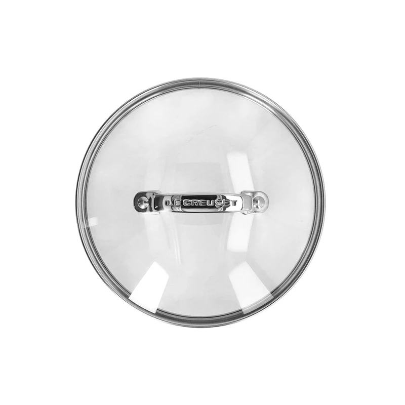 Le Creuset - Tapa de cristal apta para hierro fundido y antiadherente 28cm