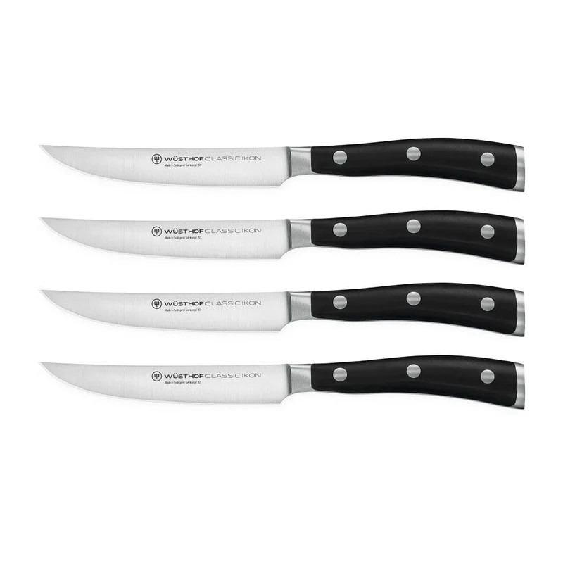 Wusthof - Juego de cuchillos para carne Classic Ikon de 4 piezas