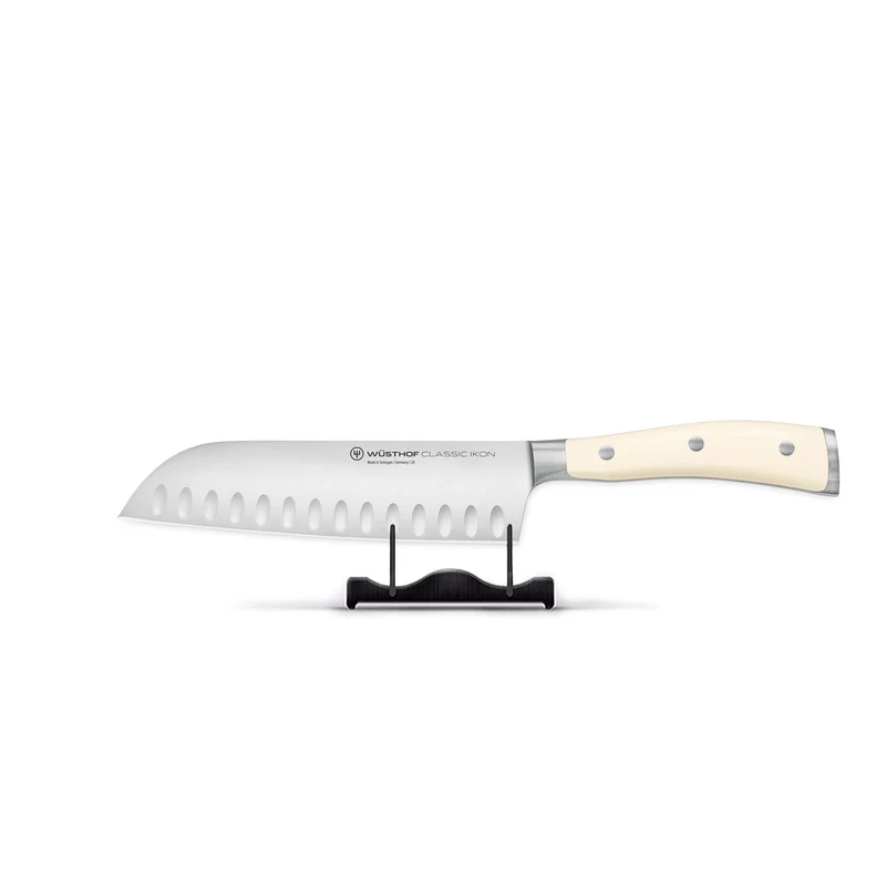 Wusthof - Cuchillo Santoku Classic Ikon color crema 17 cm