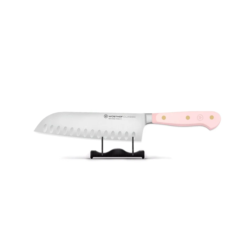 Wusthof - Cuchillo Santoku Clásico Sal Rosa del Himalaya 17 cm