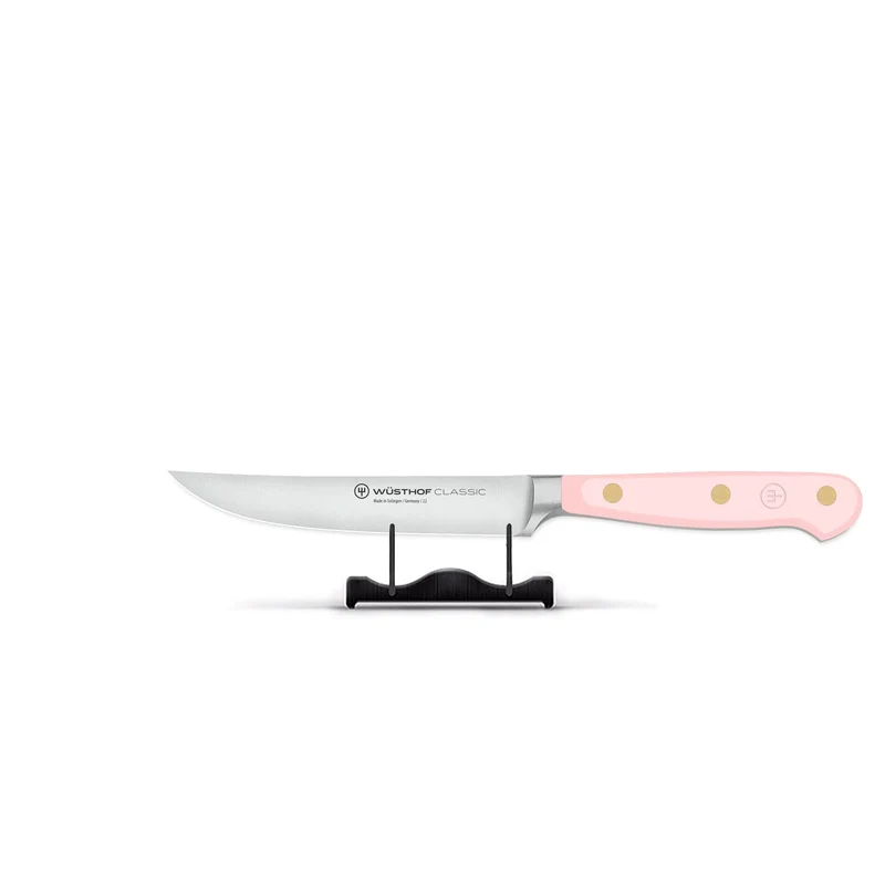 Wusthof - Cuchillo clásico para carne con sal rosa del Himalaya, 12 cm