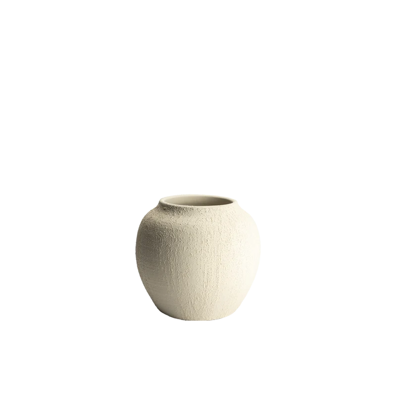 Jarrón en terracotta beige Cote Rotie