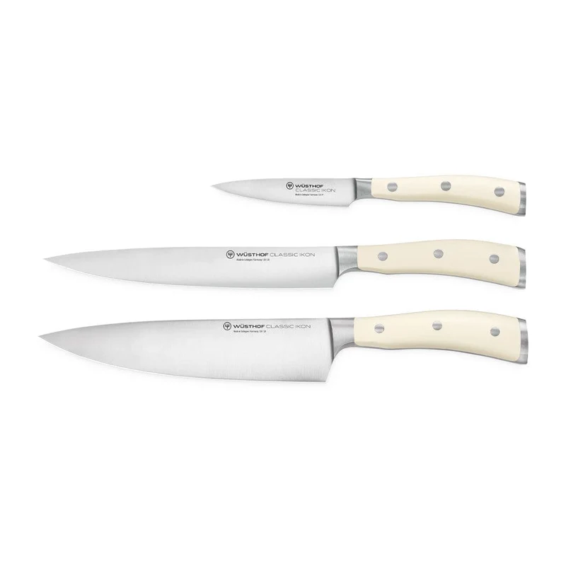 Wusthof - Juego de cuchillos Classic Ikon de 3 piezas