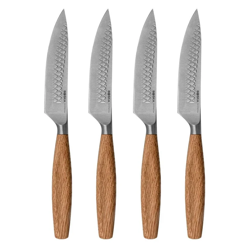 boská - Cuchillos para carne Oslo+, juego de 4
