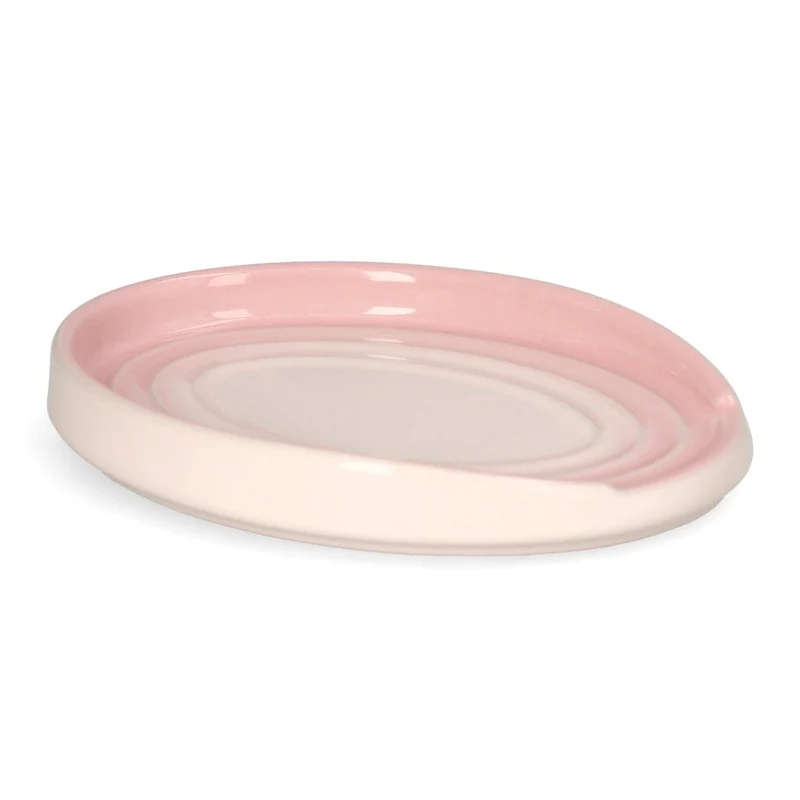 Le Creuset - Portacucharas ovalado Concha Rosa 15cm