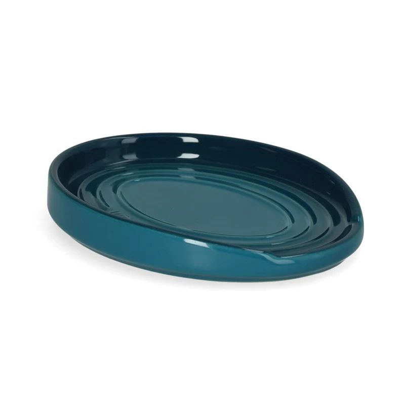 Le Creuset - Portacucharas ovalado Deep Teal 15cm