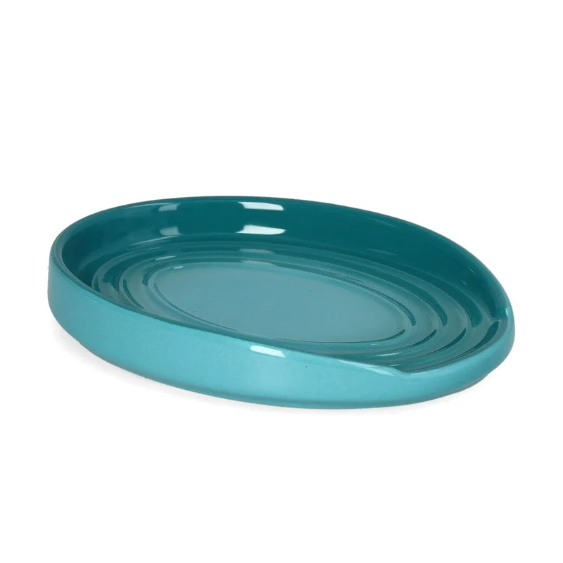 Le Creuset - Portacucharas ovalado Azul Caribe 15cm