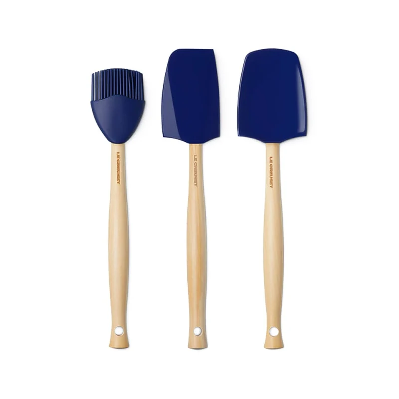 Le Creuset - Juego de espátulas premium de 3 piezas Azure