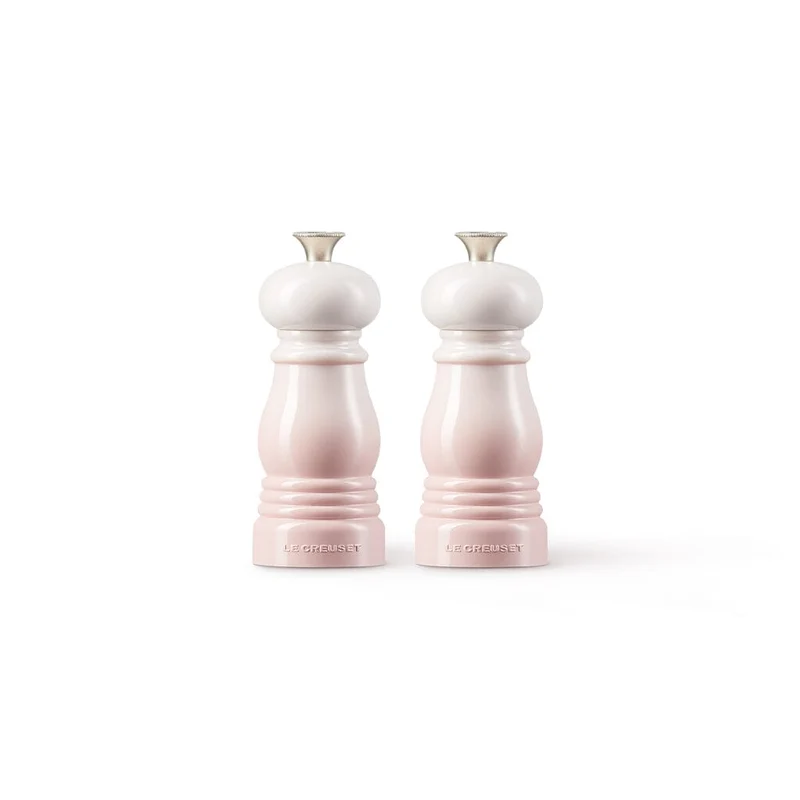Le Creuset - Set de 2 Molinillos Pequeños Concha Rosa 11cm