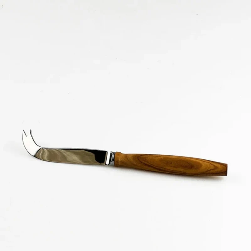 Cuchillo de queso de doble punta con mango de madera de olivo Selbrae