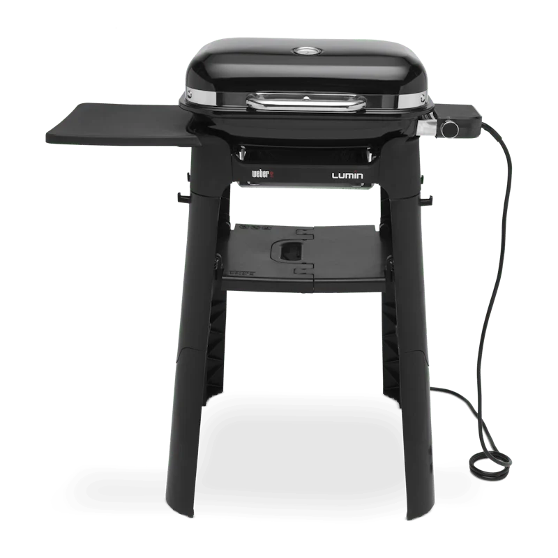 Weber® Lumin Compact Electric Barbecue with Stand – Black